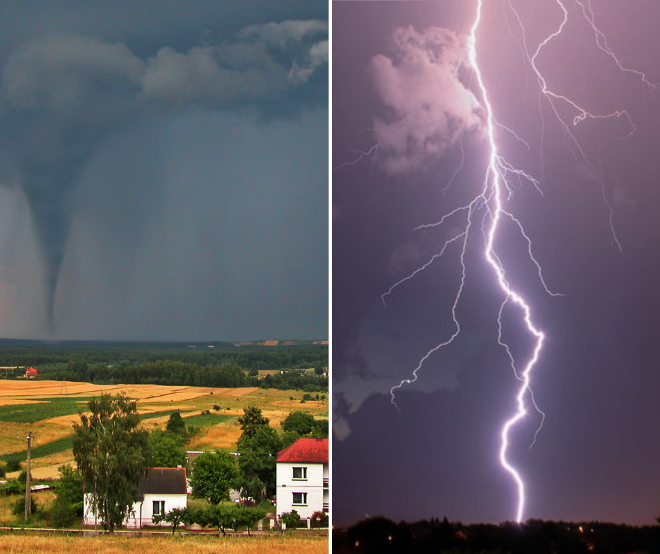 Tornado and Lightning