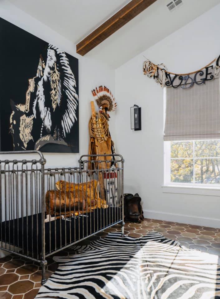 Black Barndominium Nursery