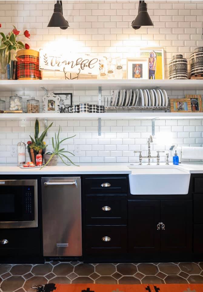 Downstairs mini kitchen