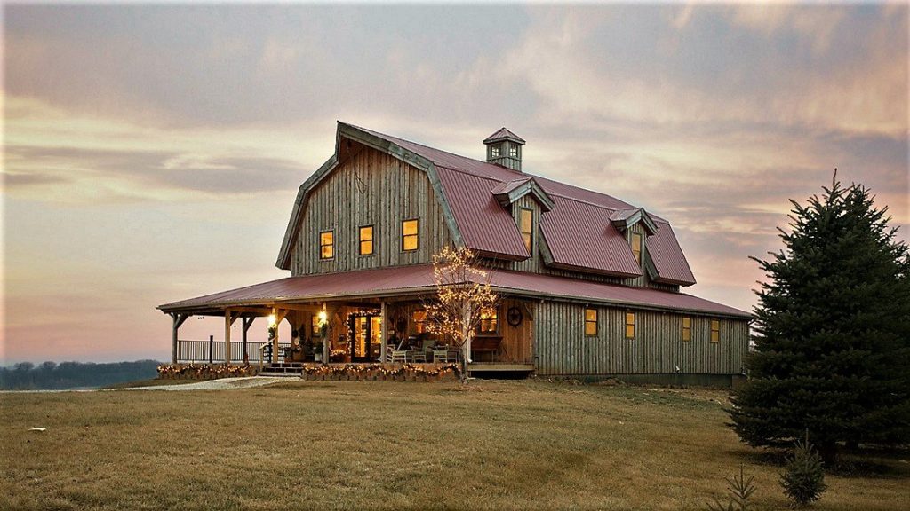 barndominium in washington exterior 