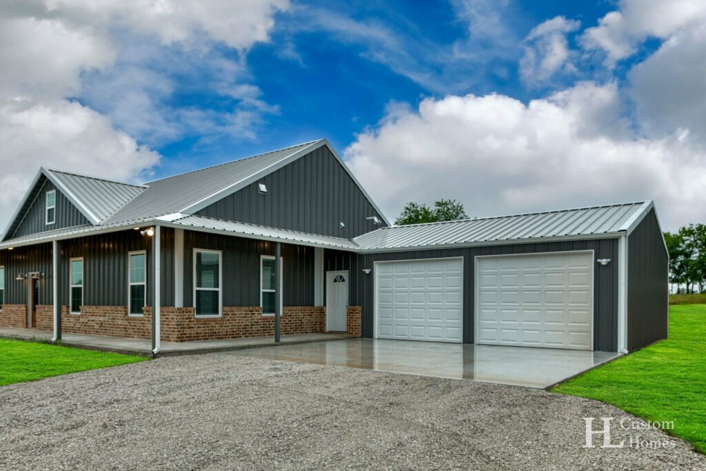 Barndominium with garage