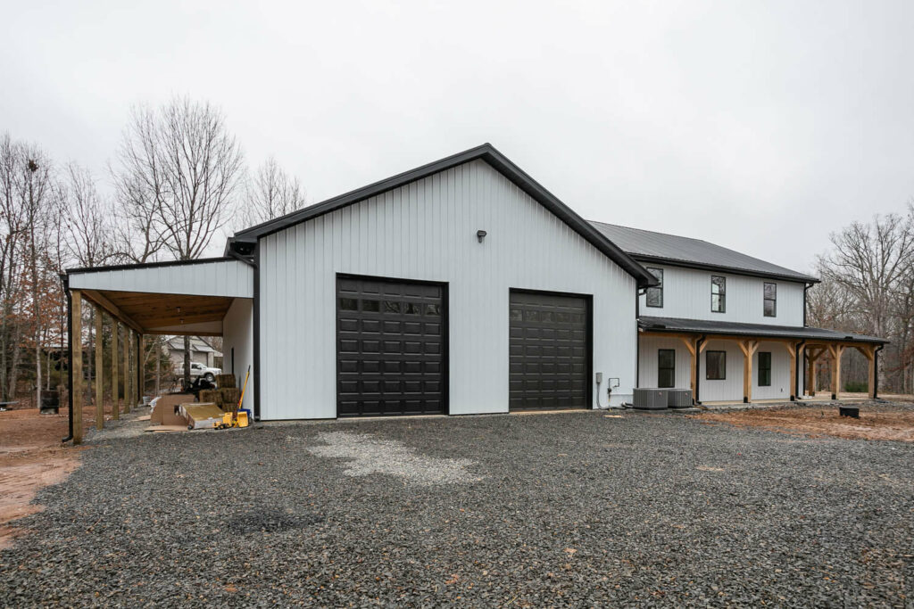 Tennessee Barndominium Back View