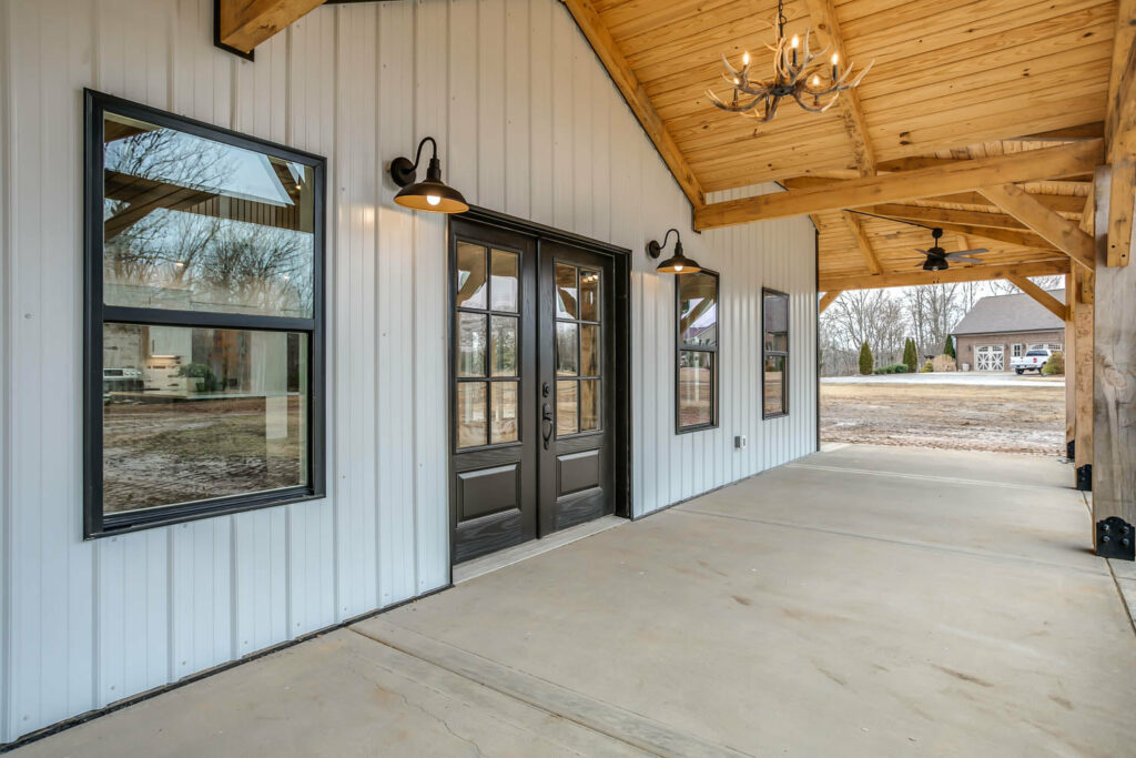 Tennessee Barndominium Main Entrance