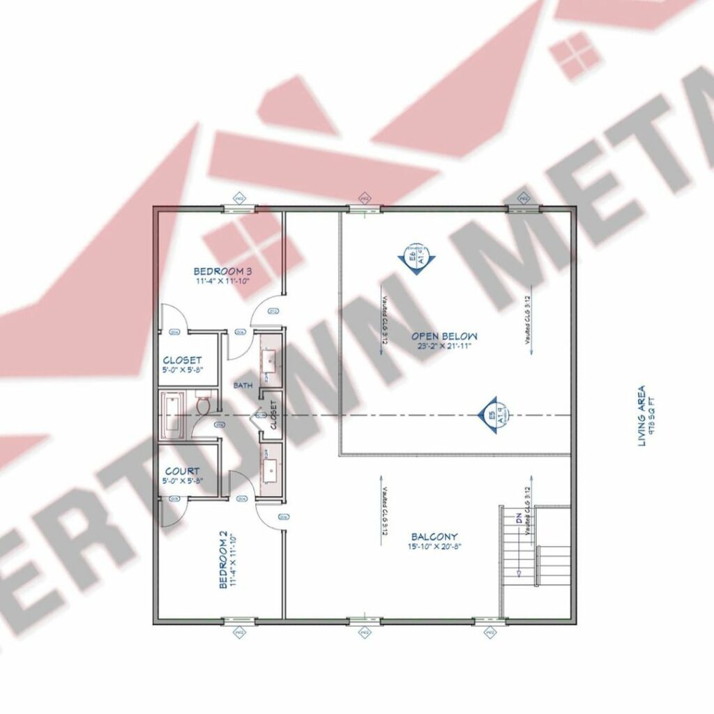 Second-floor plan