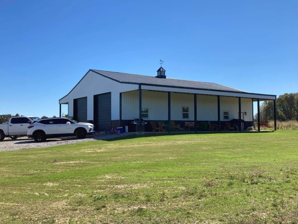 Tennessee barndominium exterior 