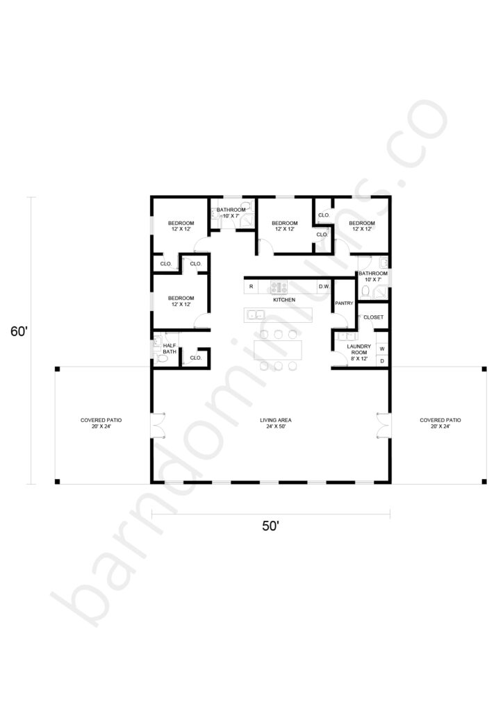 barndominium floor plan