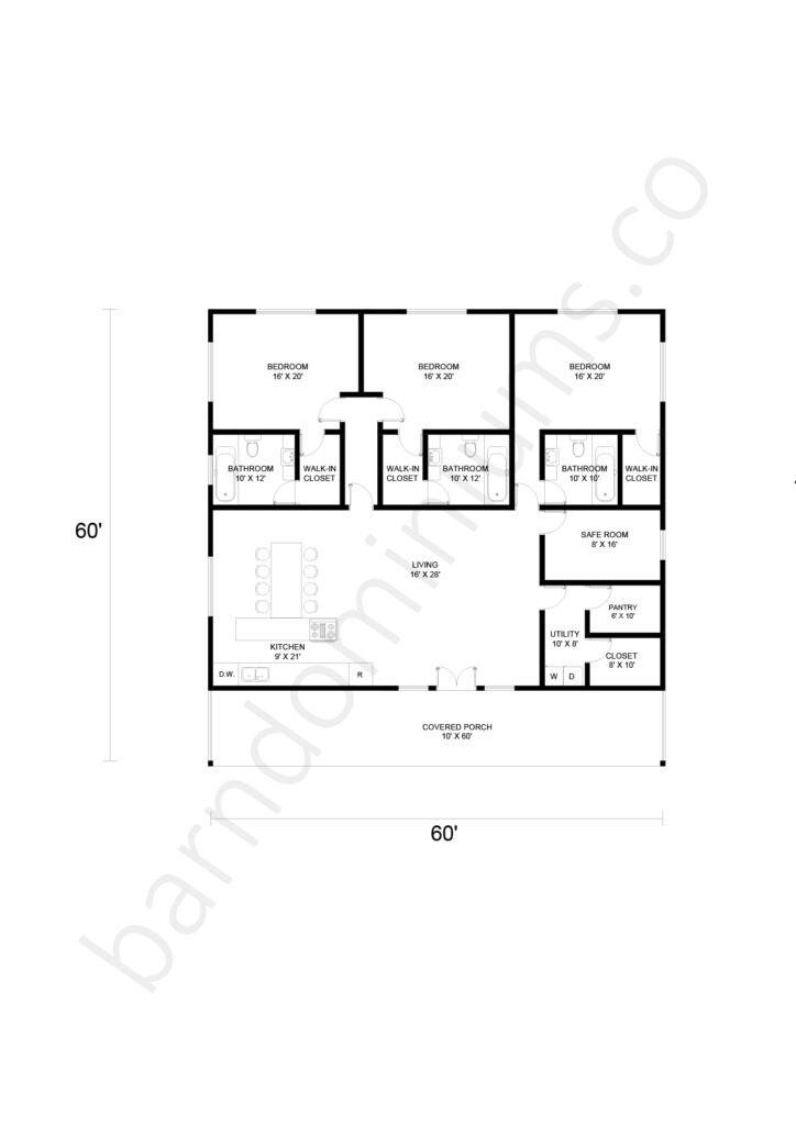 barndominium floor plan