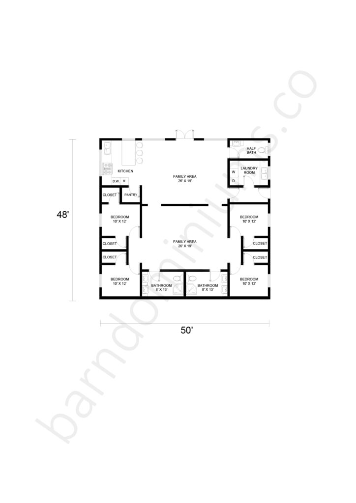 barndominium floor plan