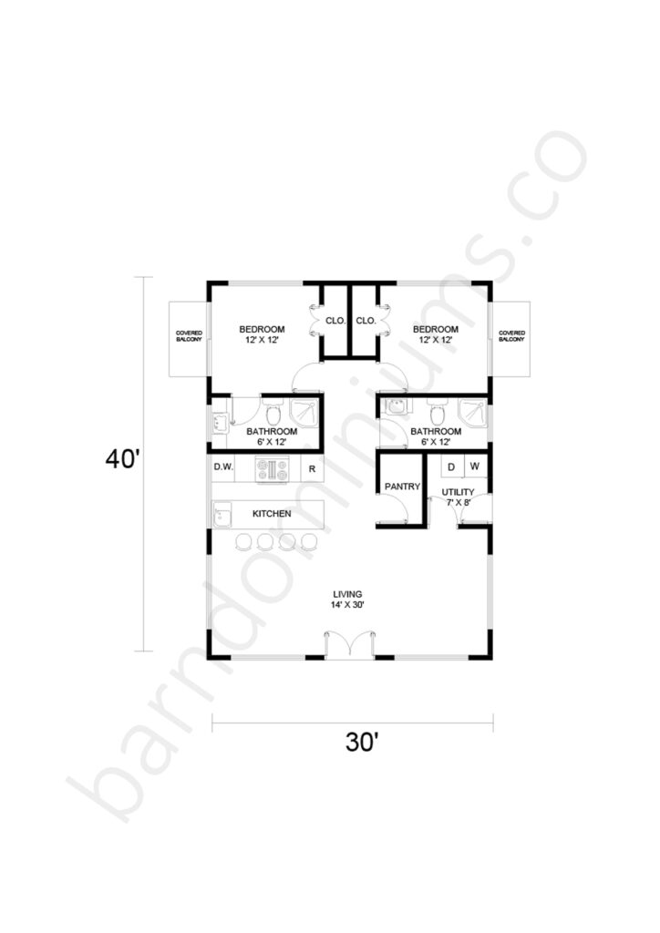 barndominium floor plan