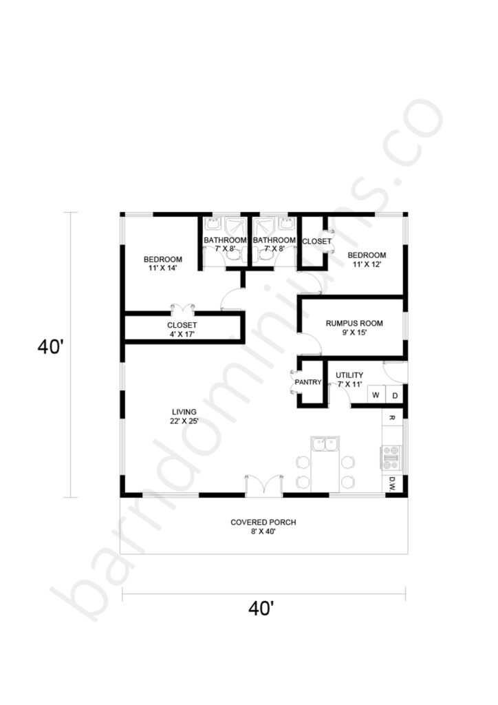 barndominium floor plan