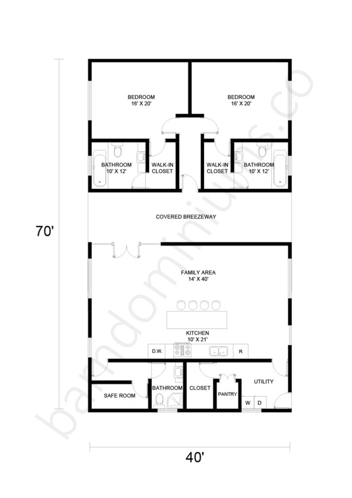 barndominium floor plan