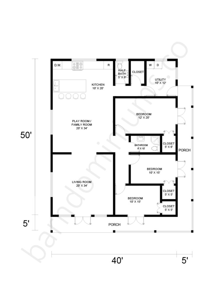 barndominium floor plan