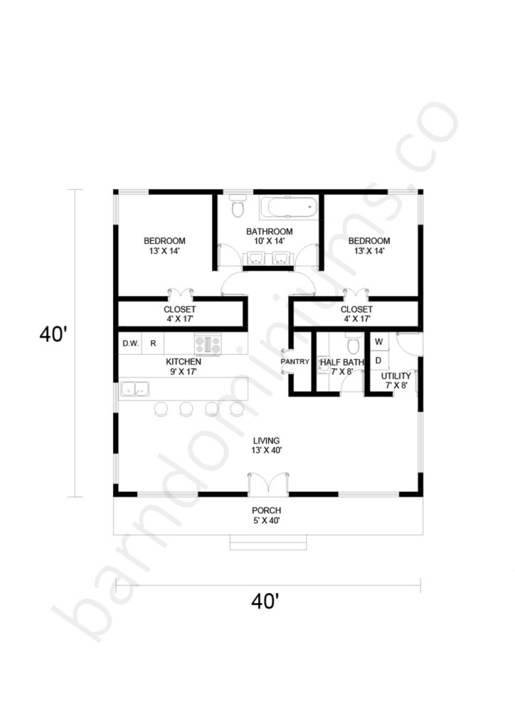 barndominium floor plan