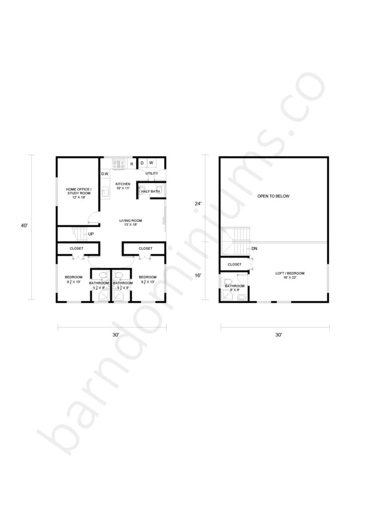 barndominium floor plan