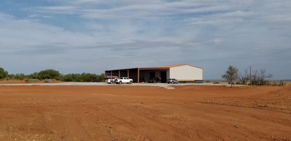 Eastern Texas Panhandle Barndominium Exterior