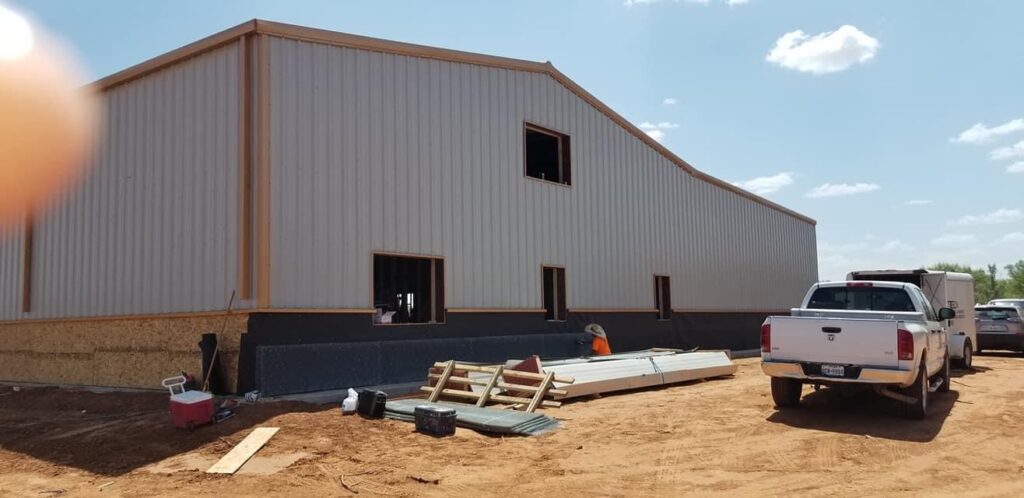 Eastern Texas Panhandle Barndominium Exterior