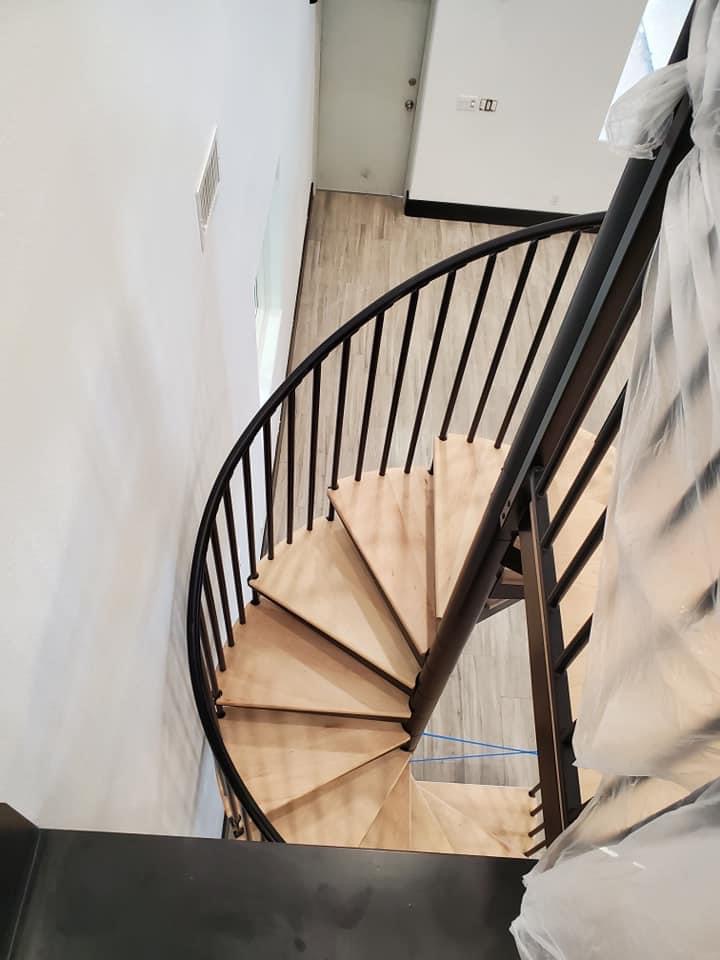 Eastern Texas Barndominium Stairs Interior