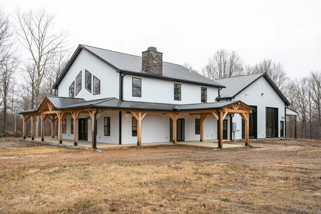 40x80 Barndominium Floor Plans with Shops - Exterior