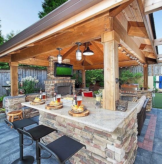 outdoor barndominium kitchens