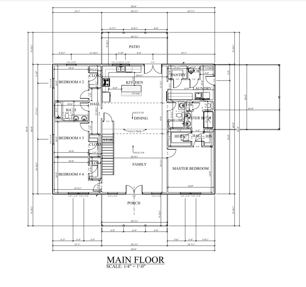 12 Amazing 40x50 Barndominium Floor Plans