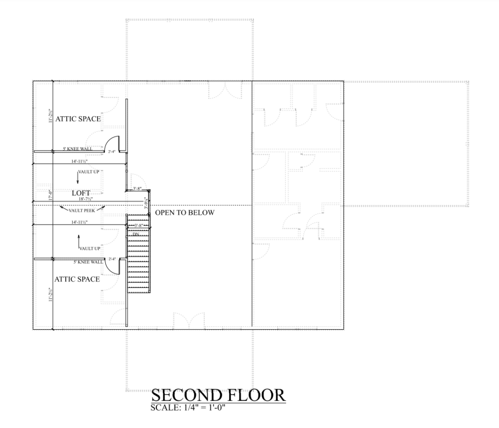 PL-2806 Bilbrey Second Floor Plan