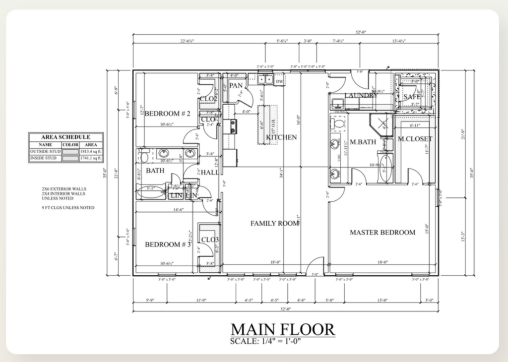 single-story barndominium floor plans