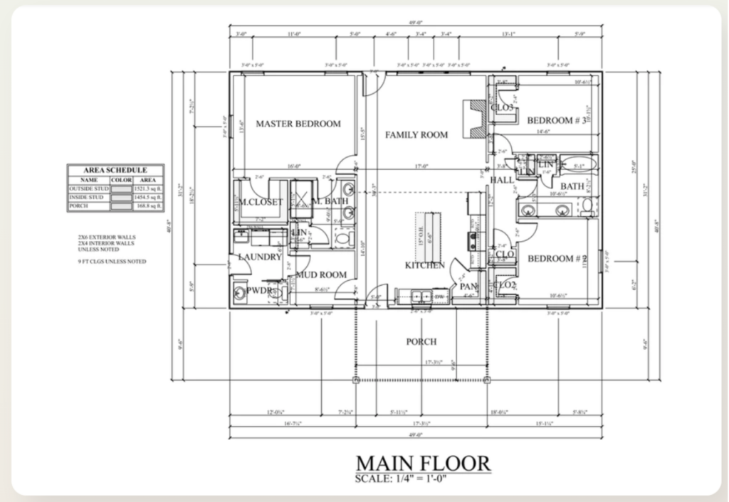 single-story barndominium floor plans