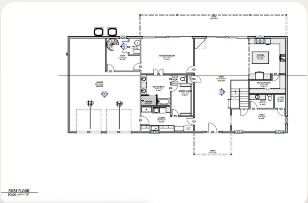 single-story barndominium floor plans