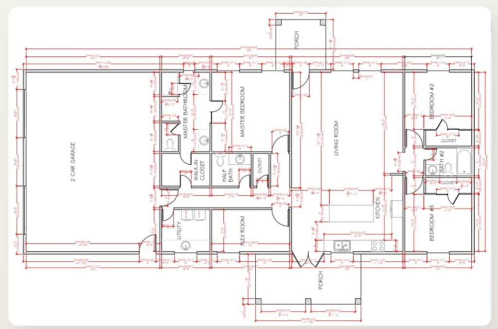 single-story barndominium floor plans